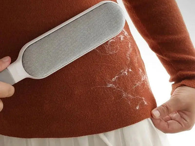 Quitapelos Electrostático Doble Cara — Ropa, Sofá y Muebles | Sin Adhesivos, Uso Infinito