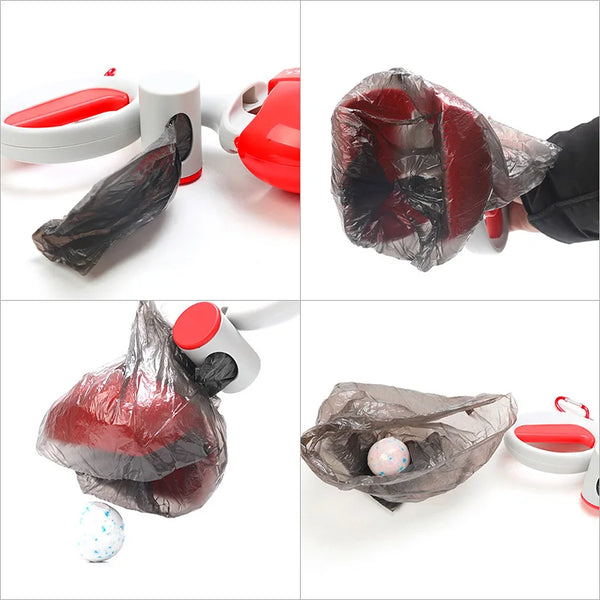 Recogedor de Excrementos Portátil – Pinza de Doble Acción